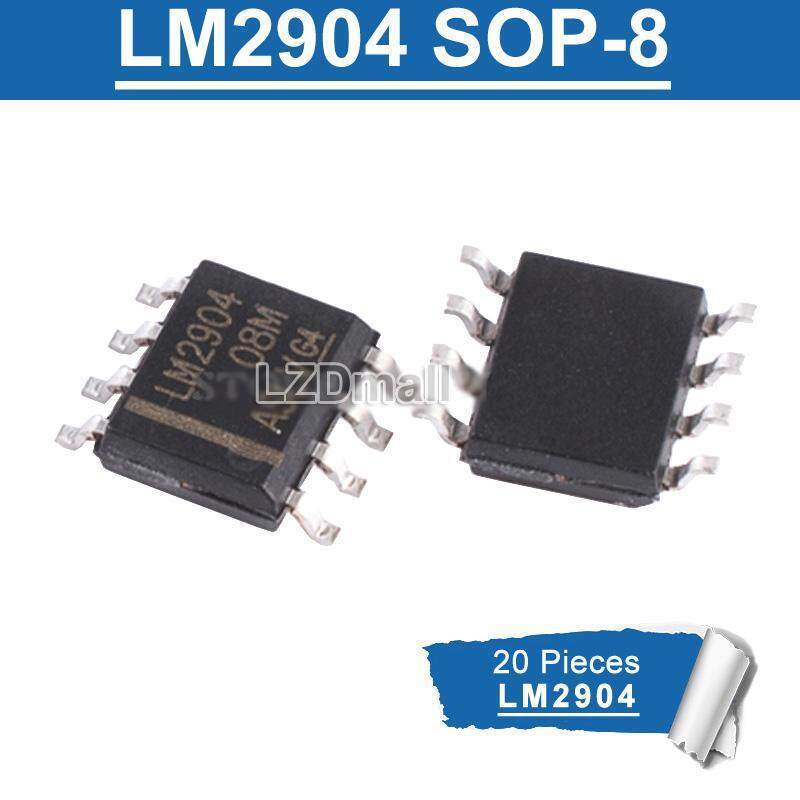 20 chiếc LM2904 SOP-8 LM2094DR SOP8 LM2094D SOP SMD Bộ khuếch đại hoạt động kép