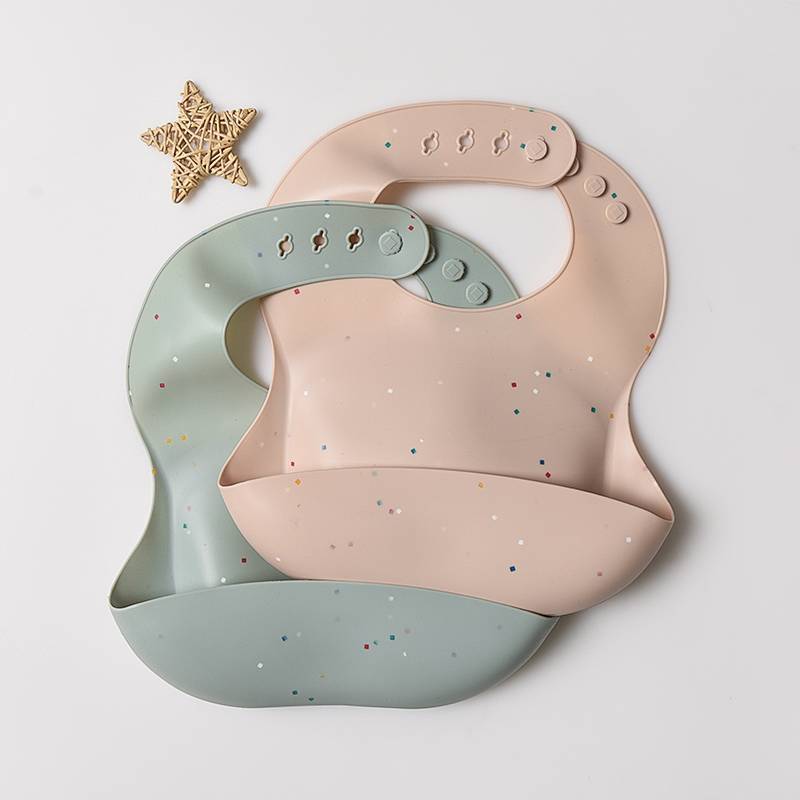 Baby Eating Bib Silicone Waterproof Baby Food Supplement Overclothes Baby Eating Bib Silicone Waterp