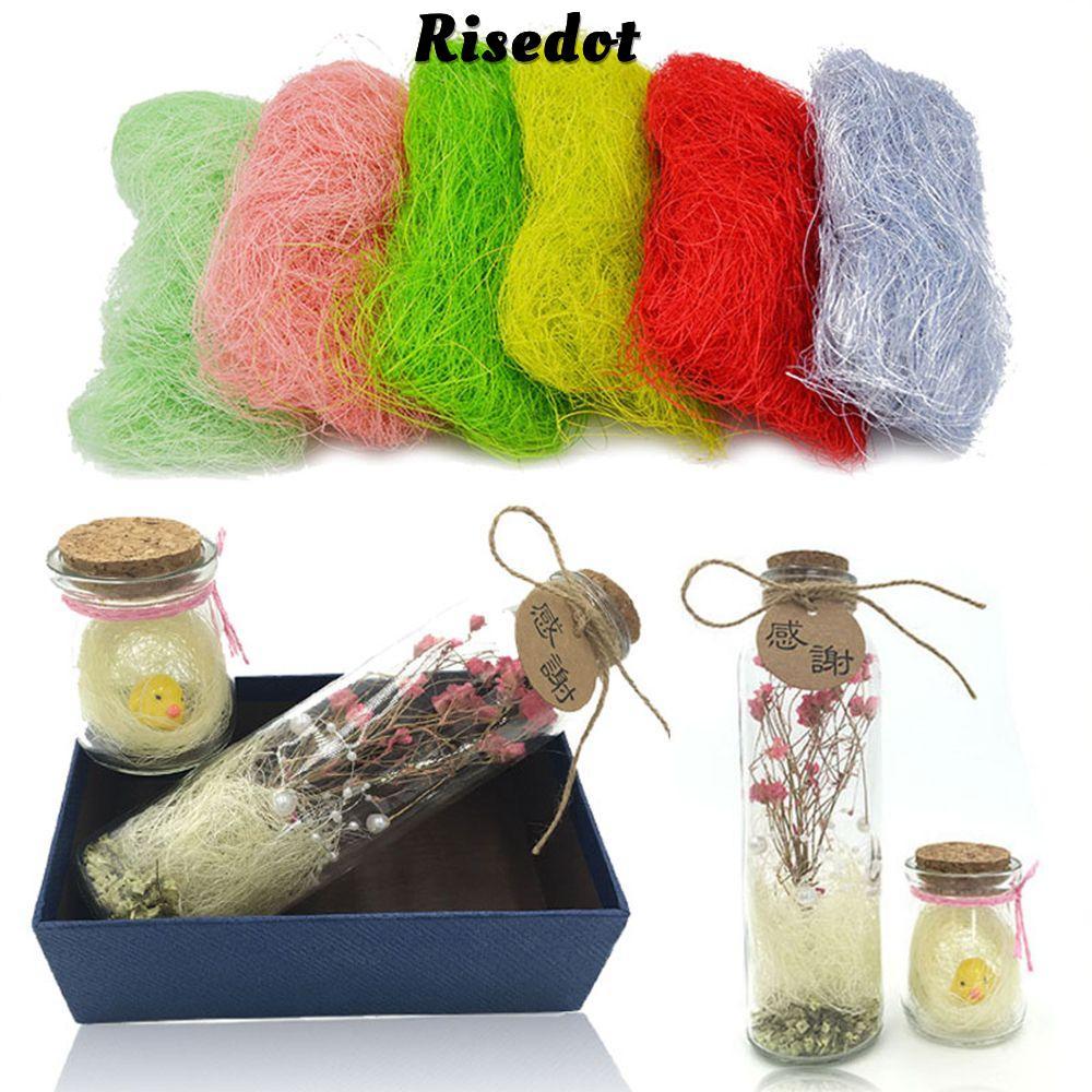 RISEDOT 10g Sisal Decor Craft DIY Crinkle Cut Wedding Gift Box Filler
