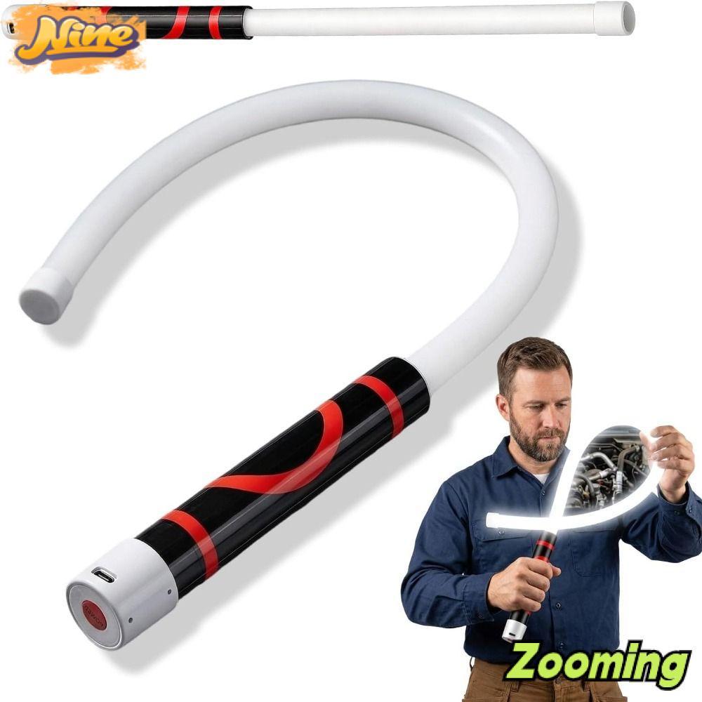 Đèn làm việc linh hoạt ZOOMING, Tuổi thọ pin dài Đèn pin LED silicon có độ cao, Di động chuyên nghiệ