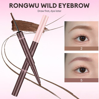 🎨Mascara Lông Mày 2 đầu  Chì kẻ mày Tự Nhiên 6 Màu Chống Nước & Nhòe Không Lem