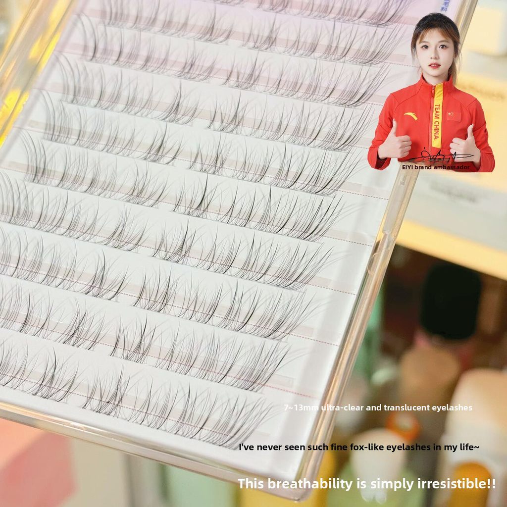 Eiyi Mi Lông Không Keo Cá Tính Hồ Ly ~ Đẹp Tự Nhiên Như Không Mi 2025 Phong Cách Mới U9Q2 Eiyi Mi Lô