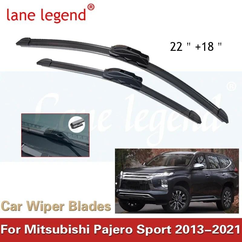 Lưỡi gạt nước ô tô cho Mitsubishi Pajero Sport 2013-2021 22 "+ 18" Kính chắn gió Kính chắn gió sạch 
