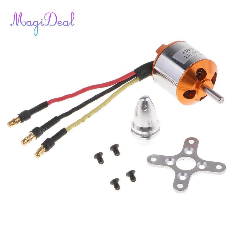 Động cơ không chổi than MagiDeal 2217 1250KV cho cánh cố định 9 ''