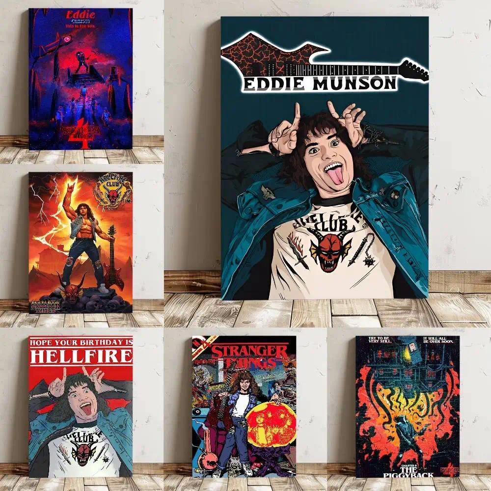Tranh poster Eddie Munson in chất lượng cao chống thấm nước tranh dán tường nghệ thuật trang trí phò