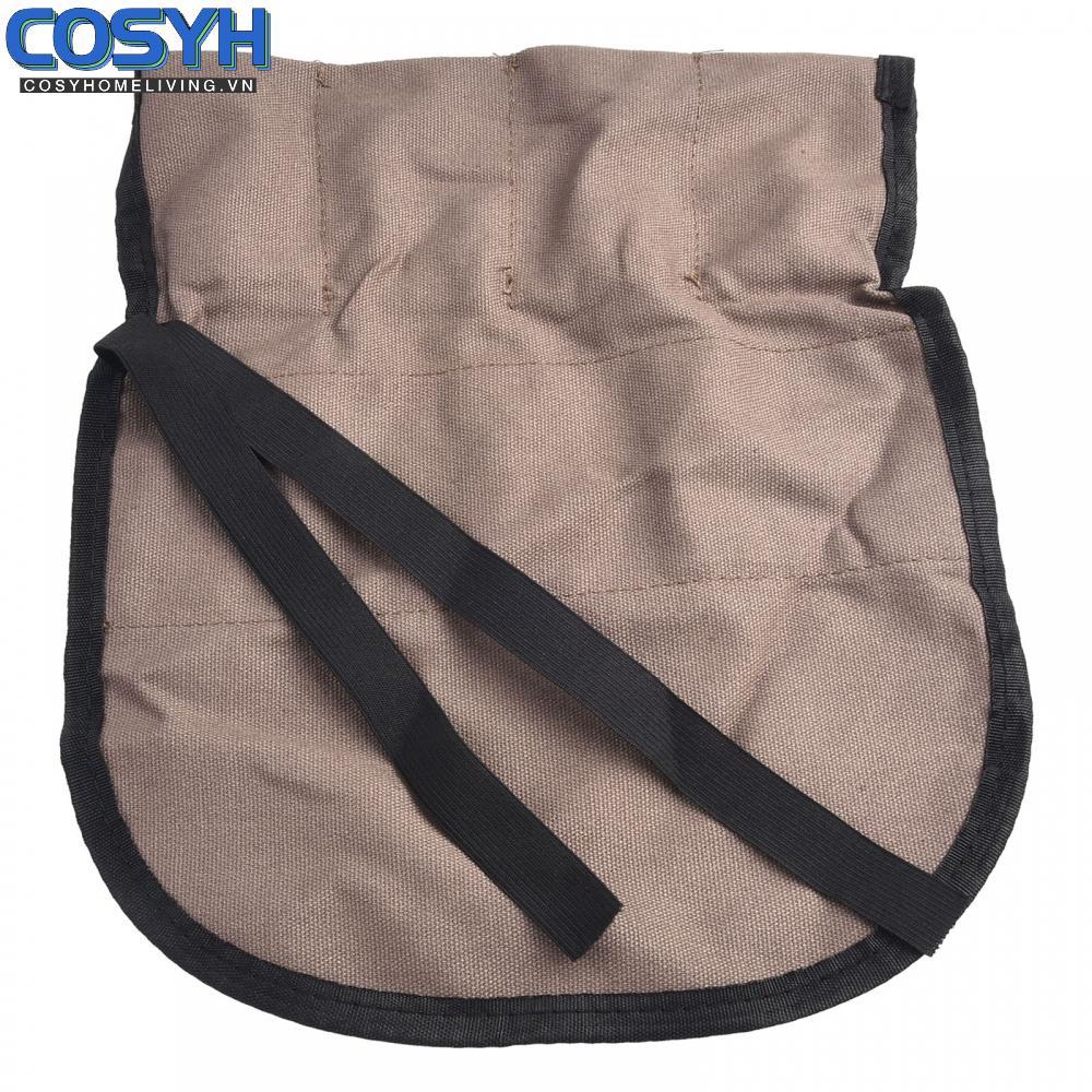 <cosyh>Tool Bag Grey Multiple Pockets Wear Resistant For Carrying & Storing Tools