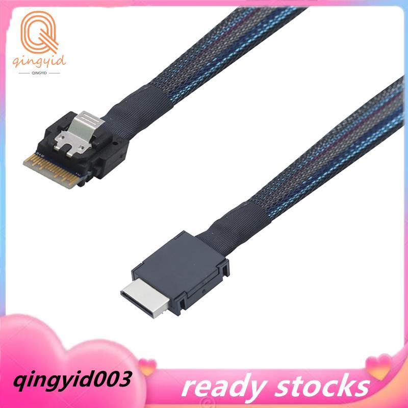 SFF-8611 4i 40P Nam Sang Slimline SFF-8654 4I 38P Nam Dữ Liệu Hoạt Động Cáp Cho PCIE Oculink PCI-Exp