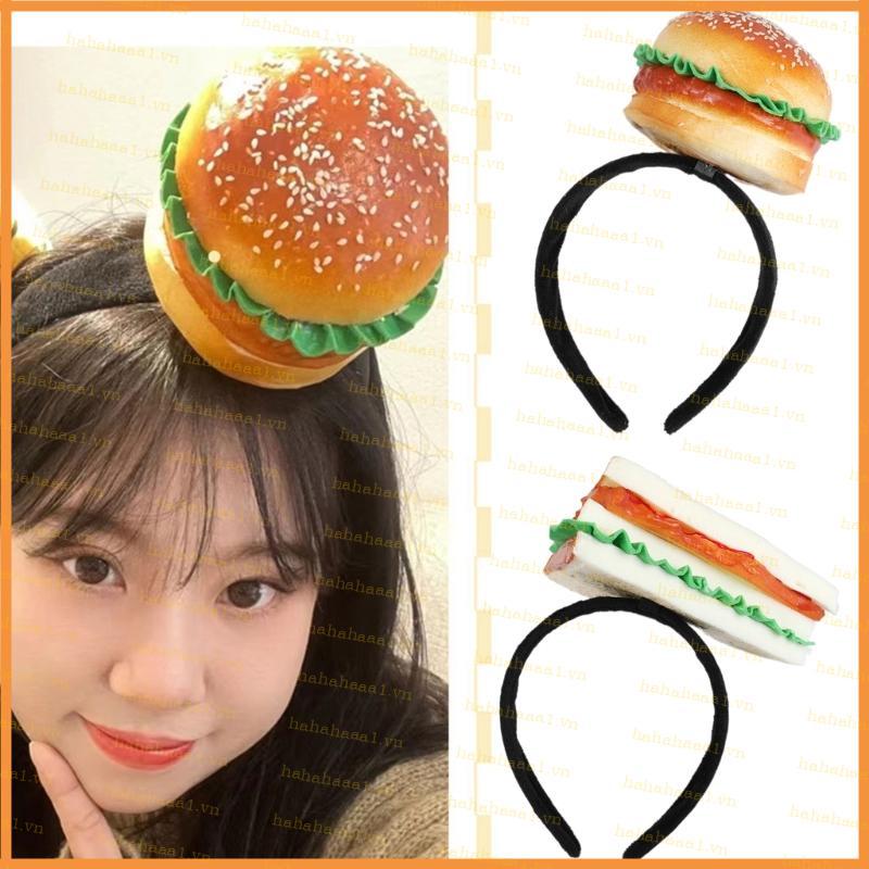 Mũ nón hình hamburger ngộ nghĩnh, thoải mái, phù hợp cho sự kiện chủ đề