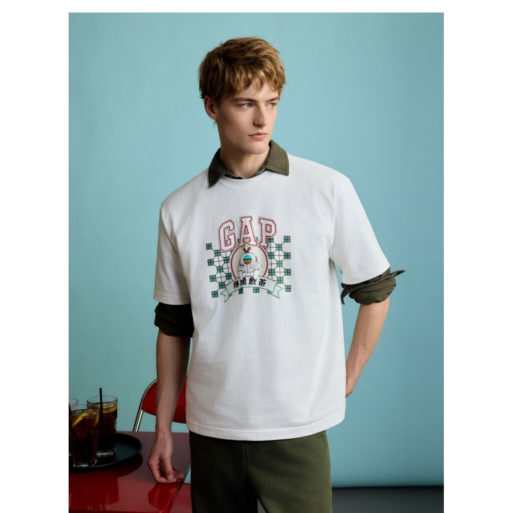 Gop mềm cao cấp - Áo retro Hồng Kông mùa hè, 100% cotton oversized