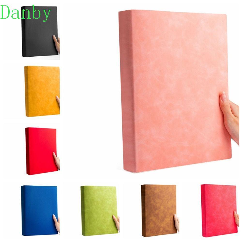 Sổ tay dày DANBY A4, Line / Blank PU Cover Sổ tay lớn, A4 Họp Notepad Đường ngang Lớn 200 trang A4 N