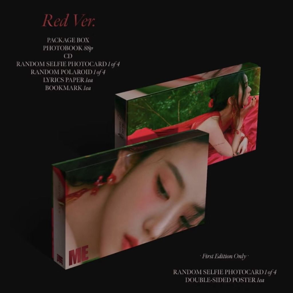JISOO album jisoo solo1 album ME hoàn toàn mới chưa được tháo dỡ sản phẩm chính hãng