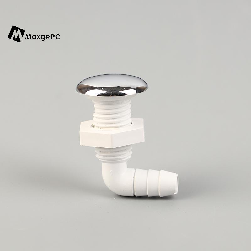 [Max-t] Bồn tắm nước nóng Air Jet Air Nozzle Bề mặt mạ Chrome phi kim loại với đế trắng Phụ kiện bồn