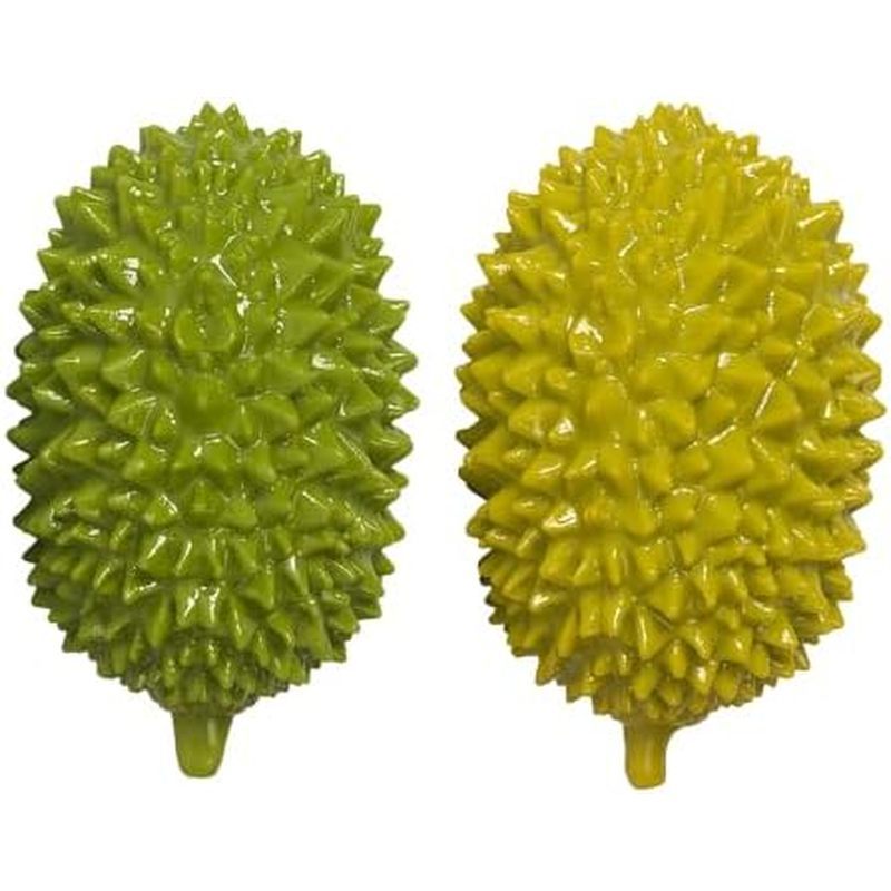 2 Pack Durian Shape Puppy Dog Chew Toys Durable Shoe Toys for Small Dog Teething Interactive Trainin