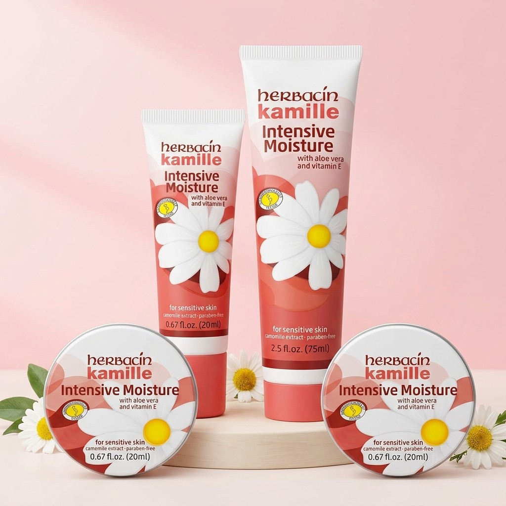 Kem Dưỡng Da Tay Herbacin Kamille Intensive - Chiết Xuất Hoa Cúc & Vitamin E Nội Địa Đức