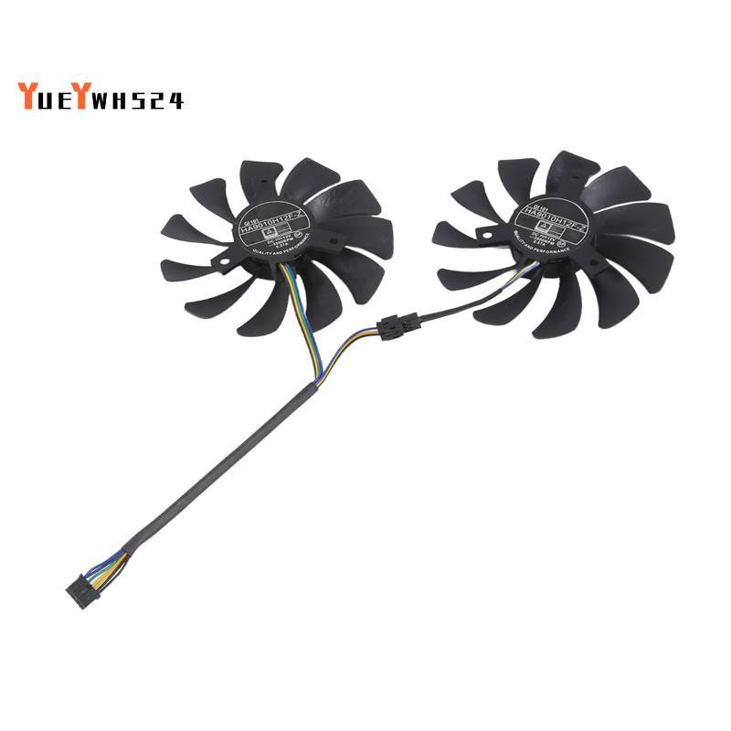 Mới 1 Cặp Card Đồ Họa Quạt 85Mm Ha9010H12F-Z 4Pin Quạt Làm Mát Thay Thế Cho Gtx 1060 Oc 6G Gtx 960 P