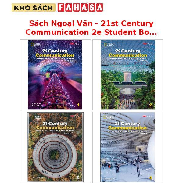 Sách Ngoại Văn - 21st Century Communication 2e Student Book + Spark Sticker - Level 1,2,3,4 (Trọn Bộ