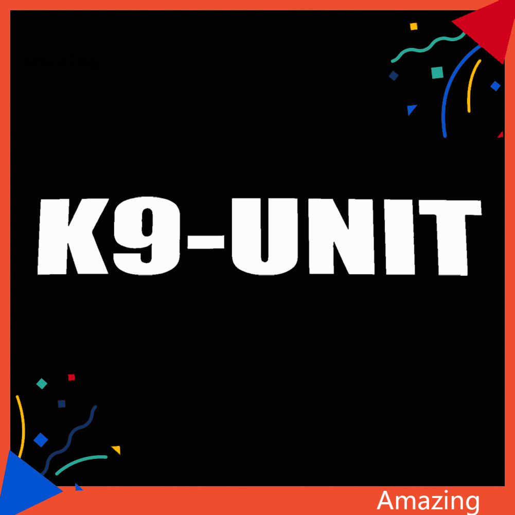 [AM] K9-Unit Xe Kiểu Dáng Thân Xe Cửa Sổ Phản Quang Đề Can Dán Trang Trí