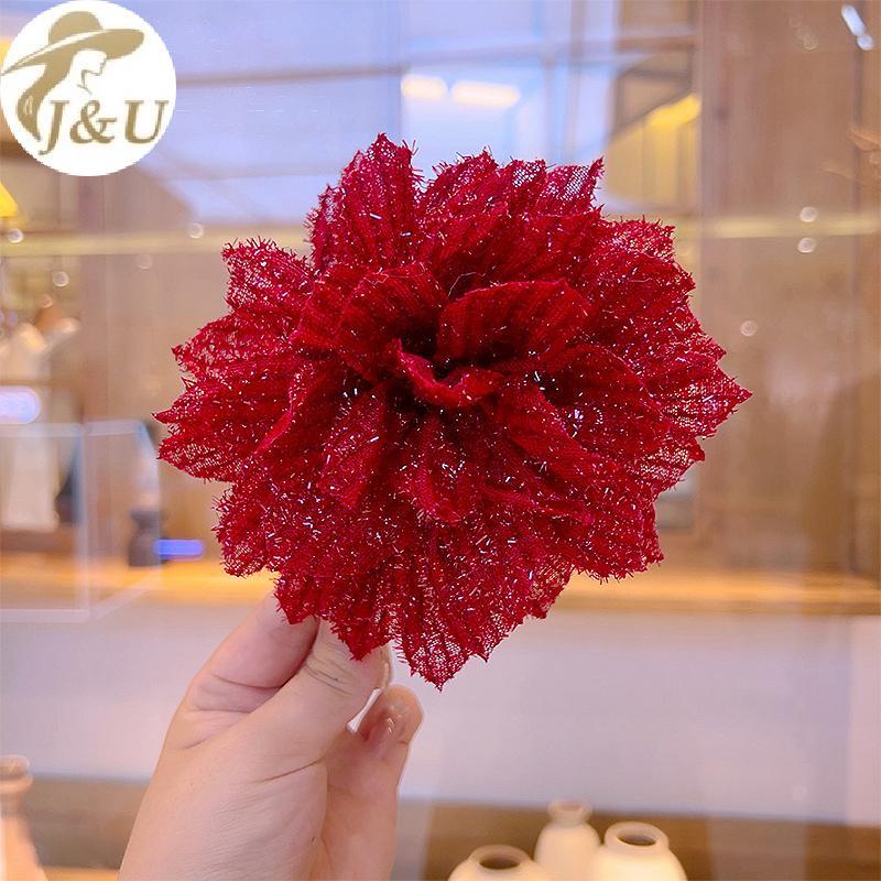 JU Rose Mesh sel Flower Sweet Fashion Clothing Accessories VN