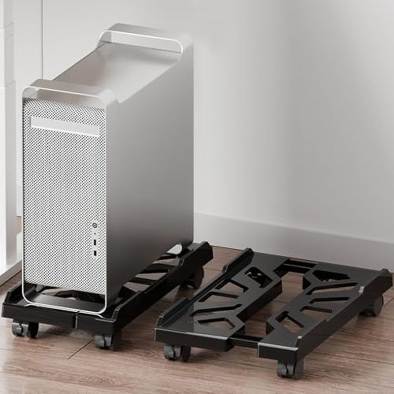 fosa Mobile CPU Stand, Adjustable Computer Tower Stand, PC Desktop Stand PC Tower Stand with 4 Locki