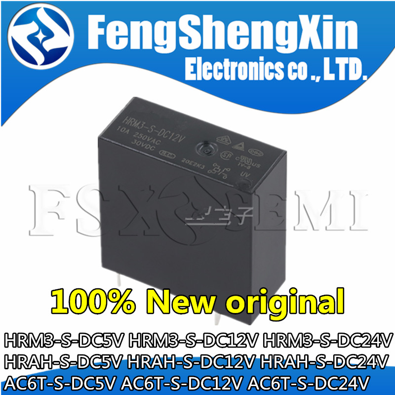 10 HRM3-S-DC5V HRM3-S-DC12V HRM3-S-DC24V HRAH-S-DC5V HRAH-S-DC12V HRAH-S-DC24V AC6T-S-DC5V AC6T-S-DC