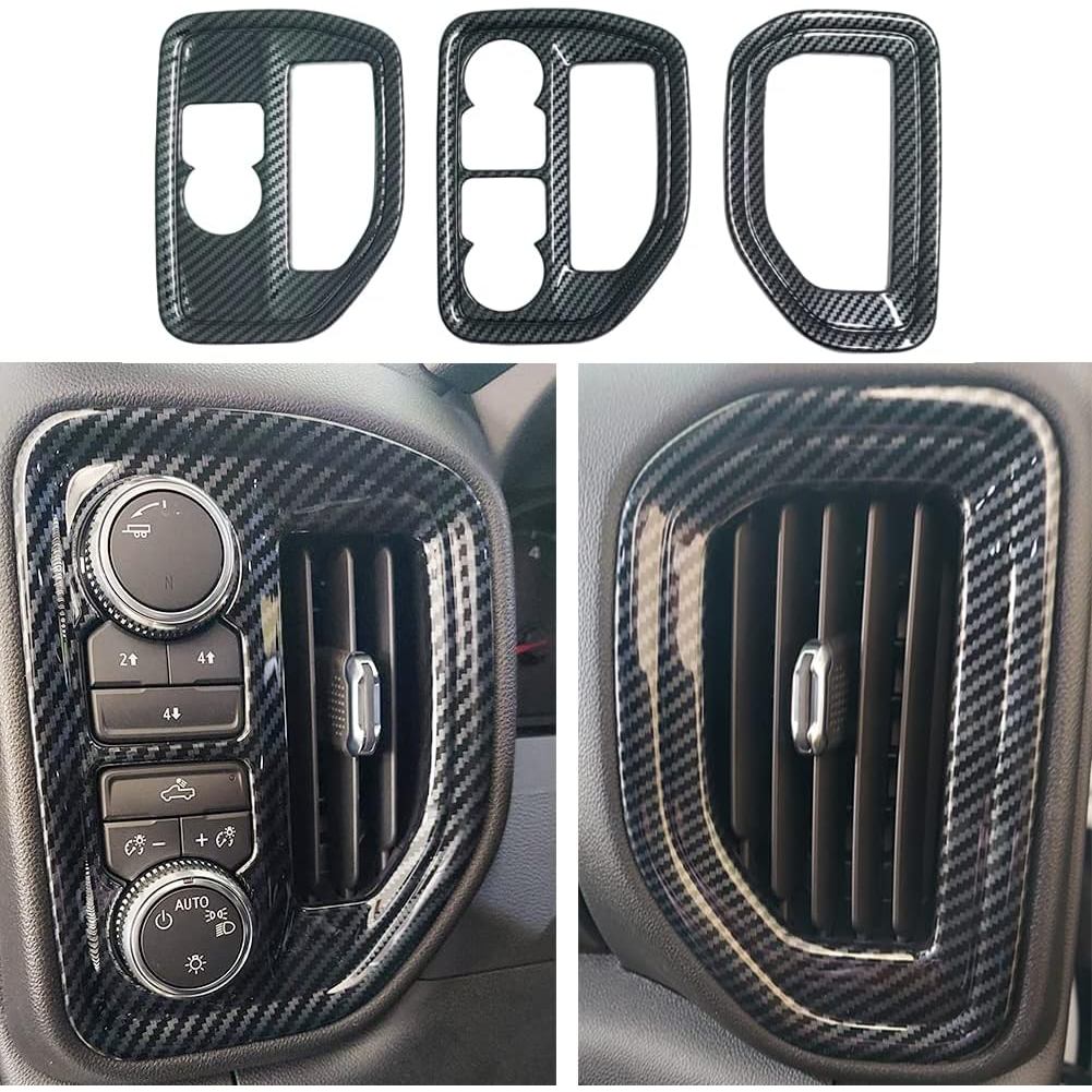 Kolya Tương Thích Với 2019 2020 2021 Chevy Silverado GMC Sierra 1500 Phụ Kiện Bảng Điều Khiển Bên Lỗ