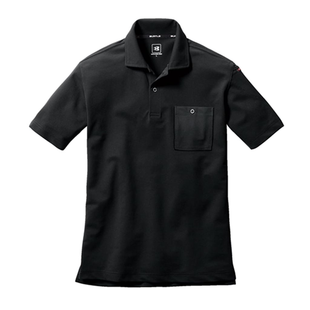 Burtle Short Sleeve Polo Shirt 667-35-LL Black 667-35-LL