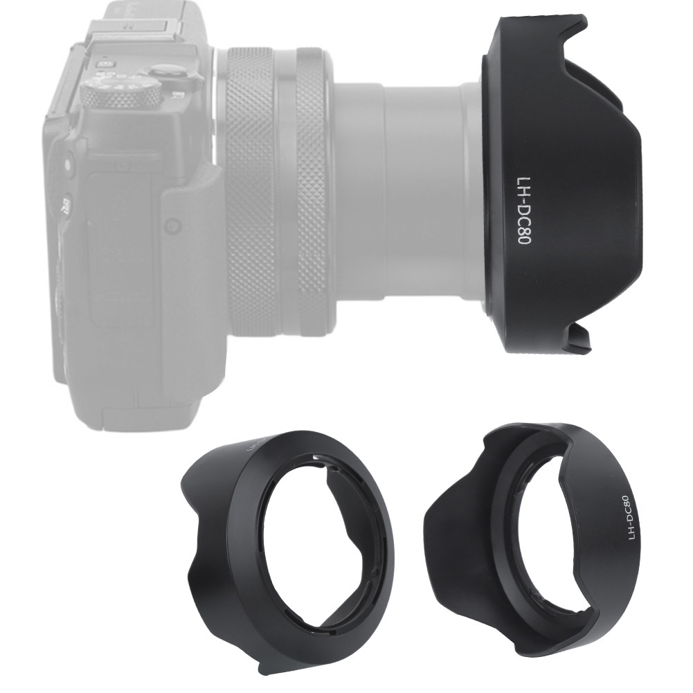 Lens Hood Camera Mount Bảo vệ tốt Đa chức năng cho PowerShot G1X Mark III