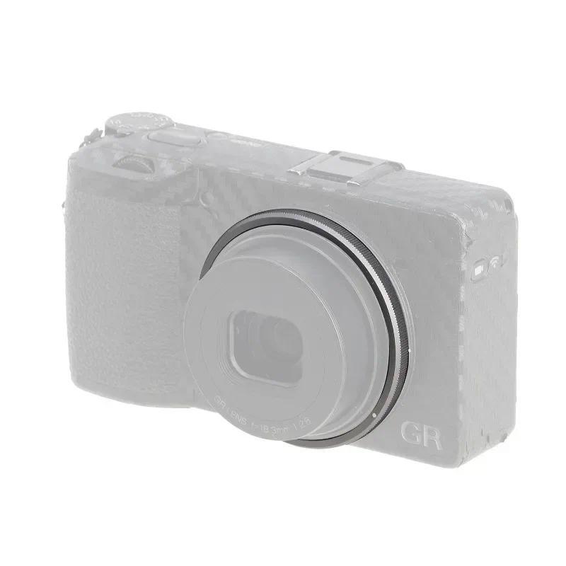 Cho 1 Chiếc Bền Nhôm Ống Kính Vòng Ricoh GR III HDF GR III GRIII GR3 Camera Thay Thế Ricoh GN-1 Ống 