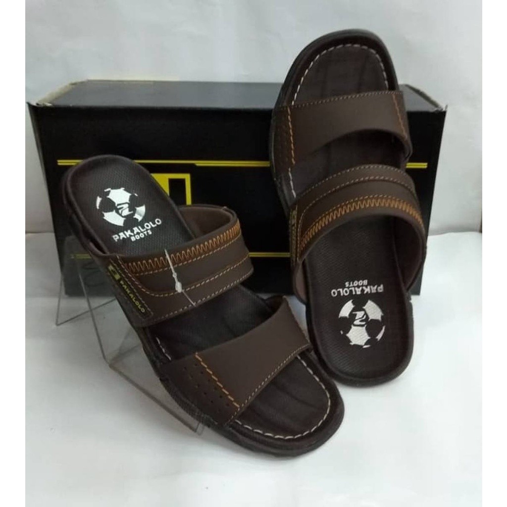 SE8 Sandal PAKALOLO Nâu 100% Da SENDAL Nam / Guys SIZE.38 Đến 43 Mới Nhất 100% ORIs / Hadas _ 21Shop