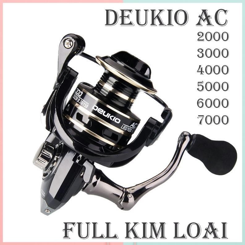 SHLMANO SLENNA Máy Câu Cá DEUKIO AC1000 đến 7000 siêu khỏe - máy câu cá dekukio AC kim loại docaunha