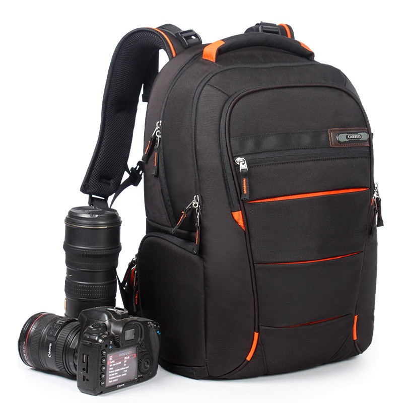 CAREELL Túi Đa Năng Dung Tích Lớn Máy Ảnh DSLR Túi Chụp Ảnh Ba Lô Camera Du Lịch Ba Lô Cho Canon Nik