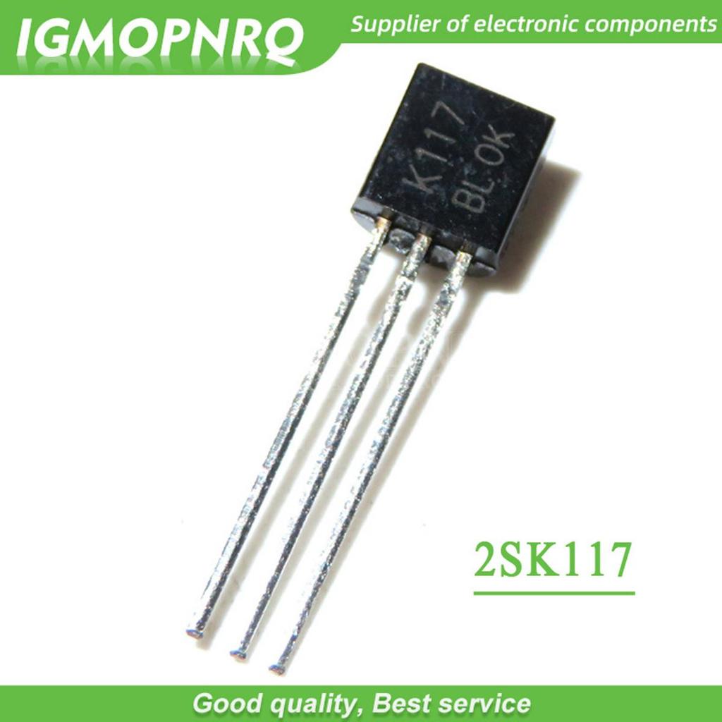 20 Chiếc K117 2SK117 2SK117-BL TO-92 Bộ Khuếch Đại Âm Thanh Dụng Cụ Phóng TO Tín Hiệu Mới Ban Đầu
