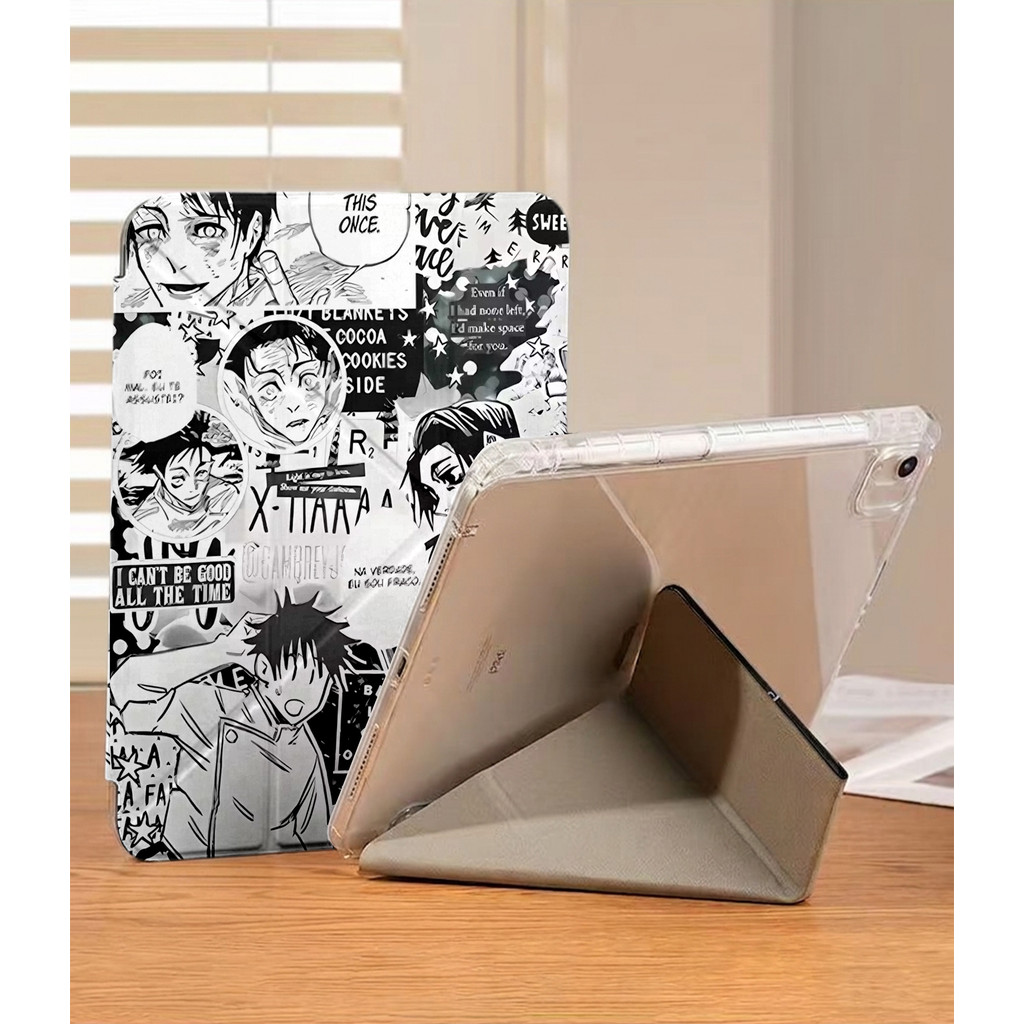 Jujutsu Kaisen Okkotsu Ốp bảo vệ gập chữ Y cho iPad cho Air 4/5/6/7/8 M3 M4 A16, Pro 11 M4  Chống số