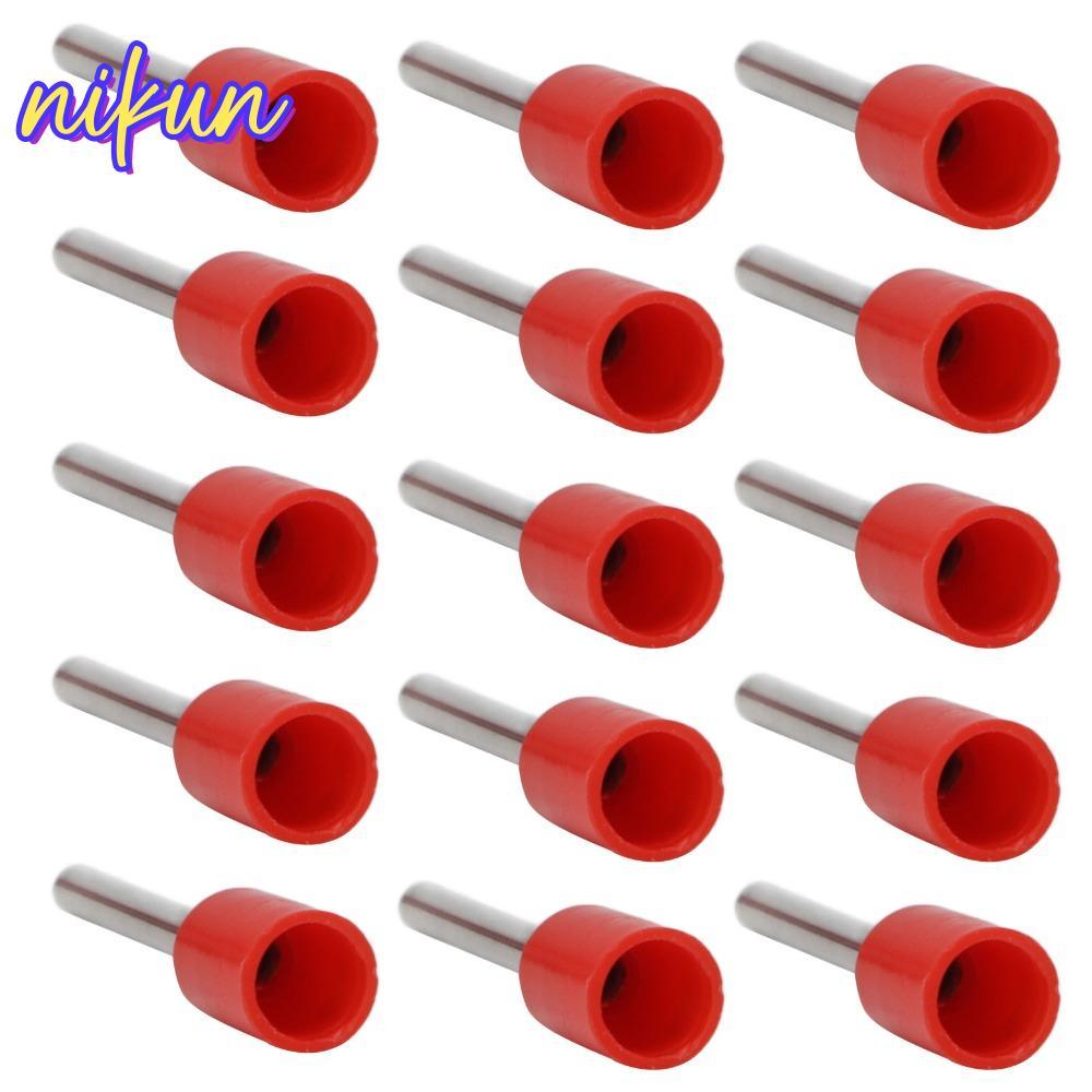 NIKUN 1000 Chiếc Thiết Bị Đầu Cuối Ferrules Cách Nhiệt, E0510 / E0512 Cho AWG22 (0.5mm2) Bộ Đầu Nối 