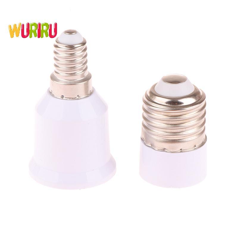 [Thứ tám] 1 Bộ chuyển đổi bóng đèn LED E14 sang E27 / E27 sang E14 Giá đỡ đế bóng đèn E14 Female E27