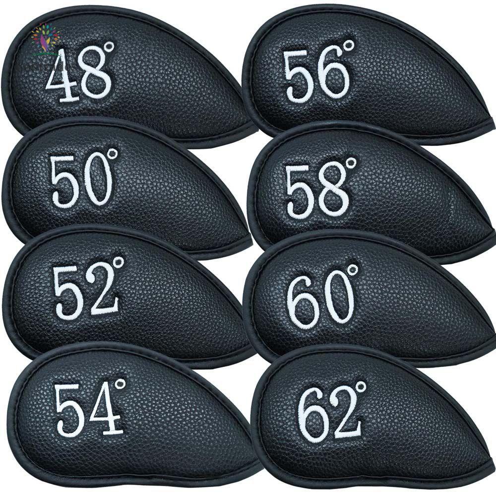 GOOTRADES Golf Iron Headcover 8 Chiếc Vỏ Bảo Vệ Golf Iron Covers Bộ Thiết Kế Số Thiết Bị Tập Golf Ph