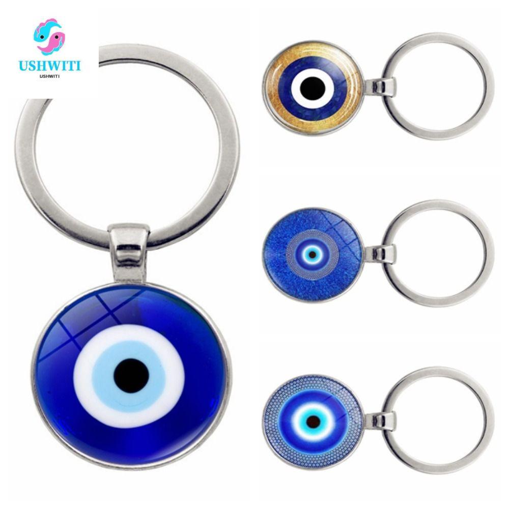 MLINX Evil Eye Keyring, Blue Evil Eye Lucky Blue Evil Eye Mặt dây chuyền mắt, Mặt dây chuyền ô tô Th