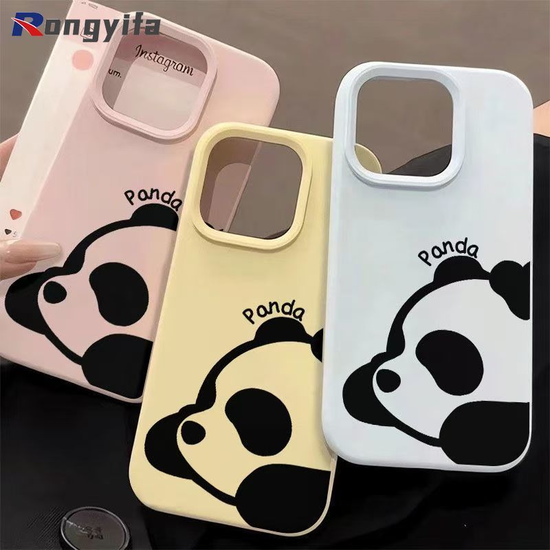 Ốp Điện Thoại Gấu Trúc Dễ Thương Cho Redmi Turbo 5 Max 4 Pro Vỏ Mềm Màu Kẹo Hoạt Hình Mờ