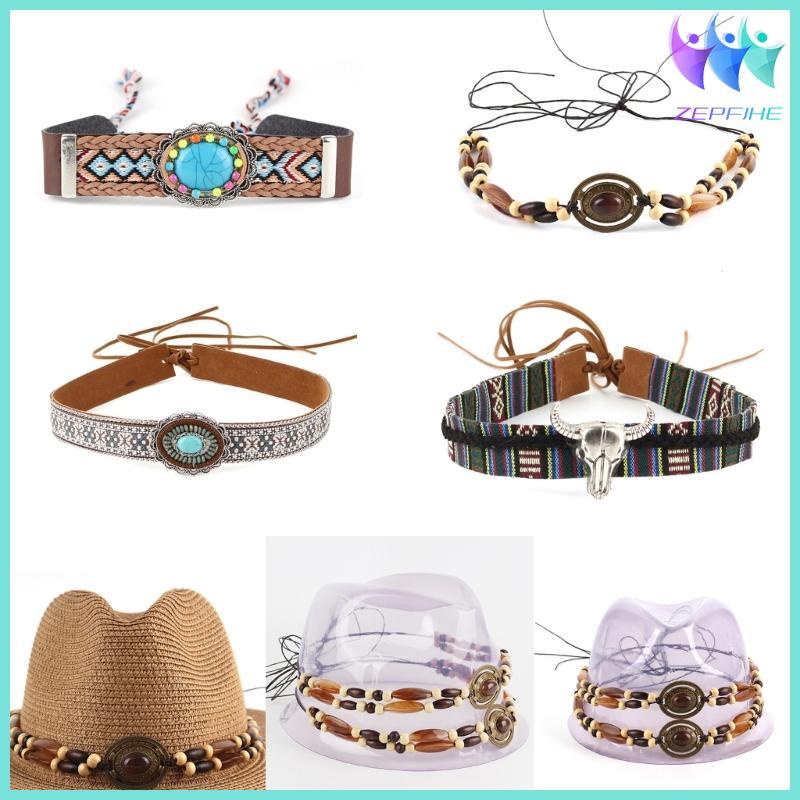 Nio Cowboy Hat Bands DIY Western Hat Belt Western Beaded Hatband DIY Hat Bands