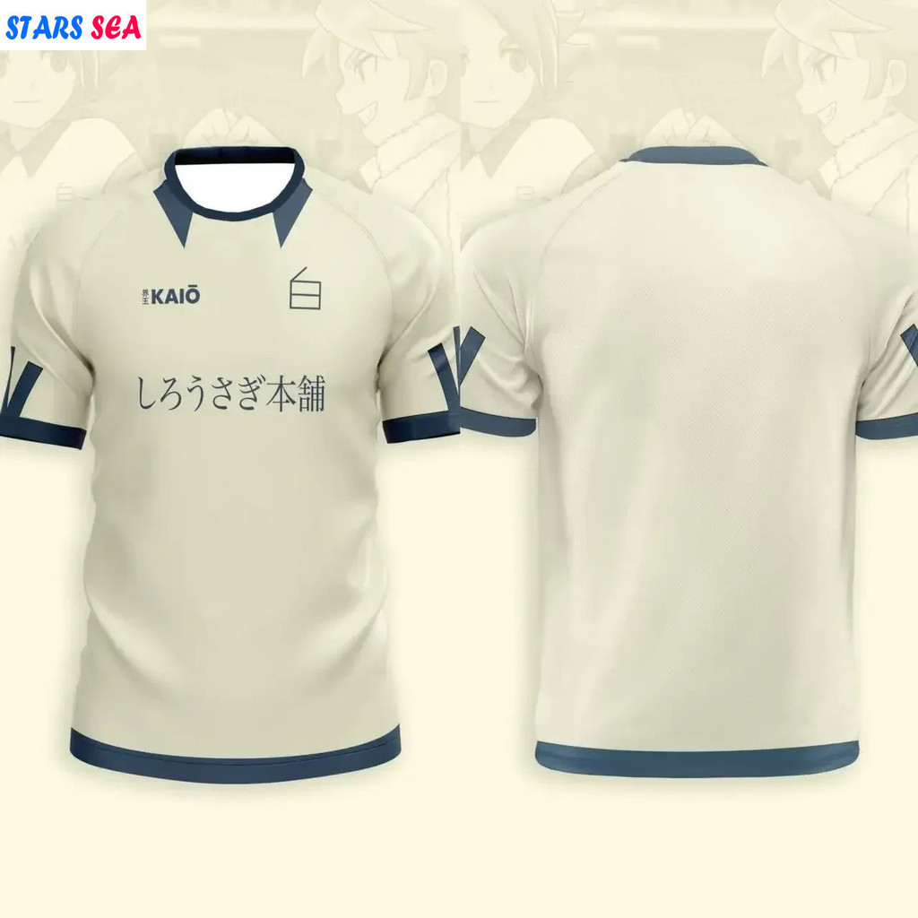 2026 Mới Nhật Bản Bóng Đá Anime Áo Inazuma Eleven Kaio Quần Áo Thể Thao Thường Ngày Thoáng Khí Nhanh