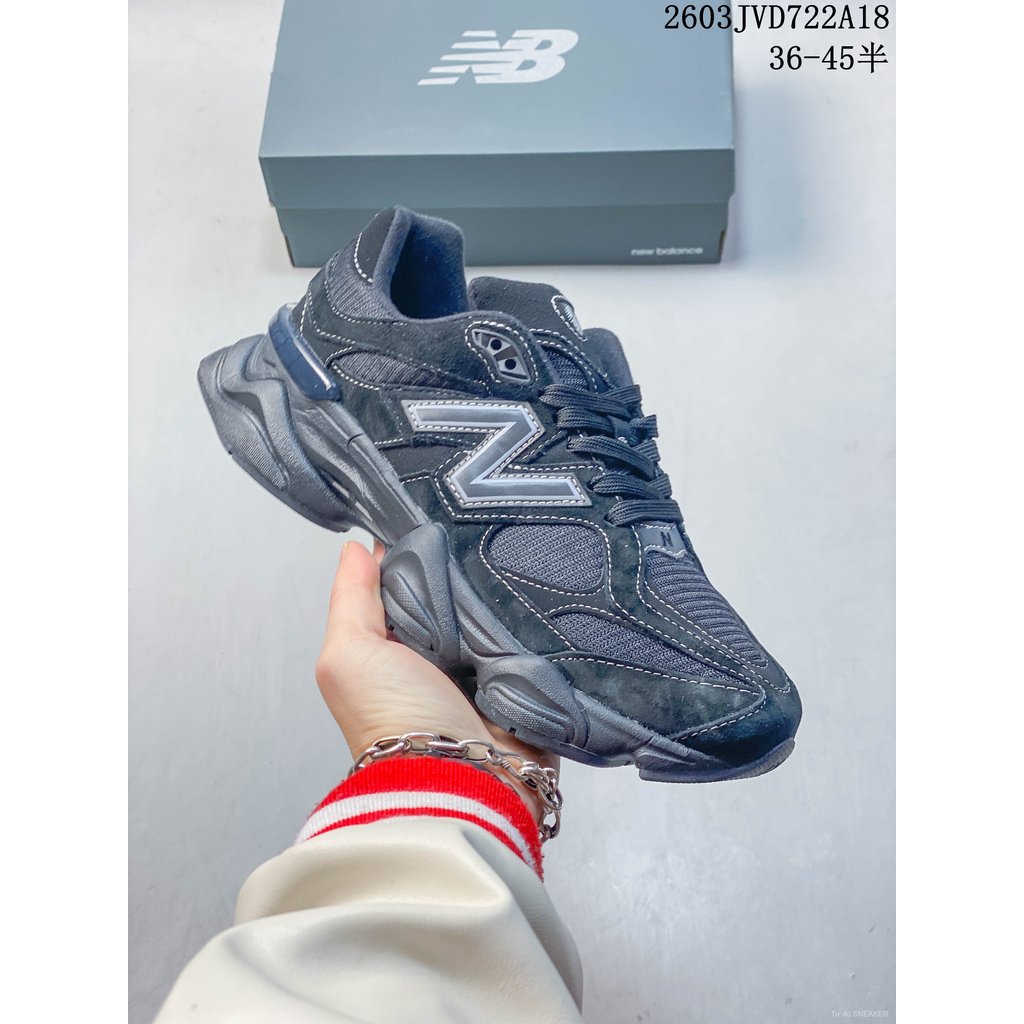 NB9060 Joe Freshgoods New Balance, giày sneaker retro, thấp cổ, phong cách unisex, nhẹ, thoải mái, s