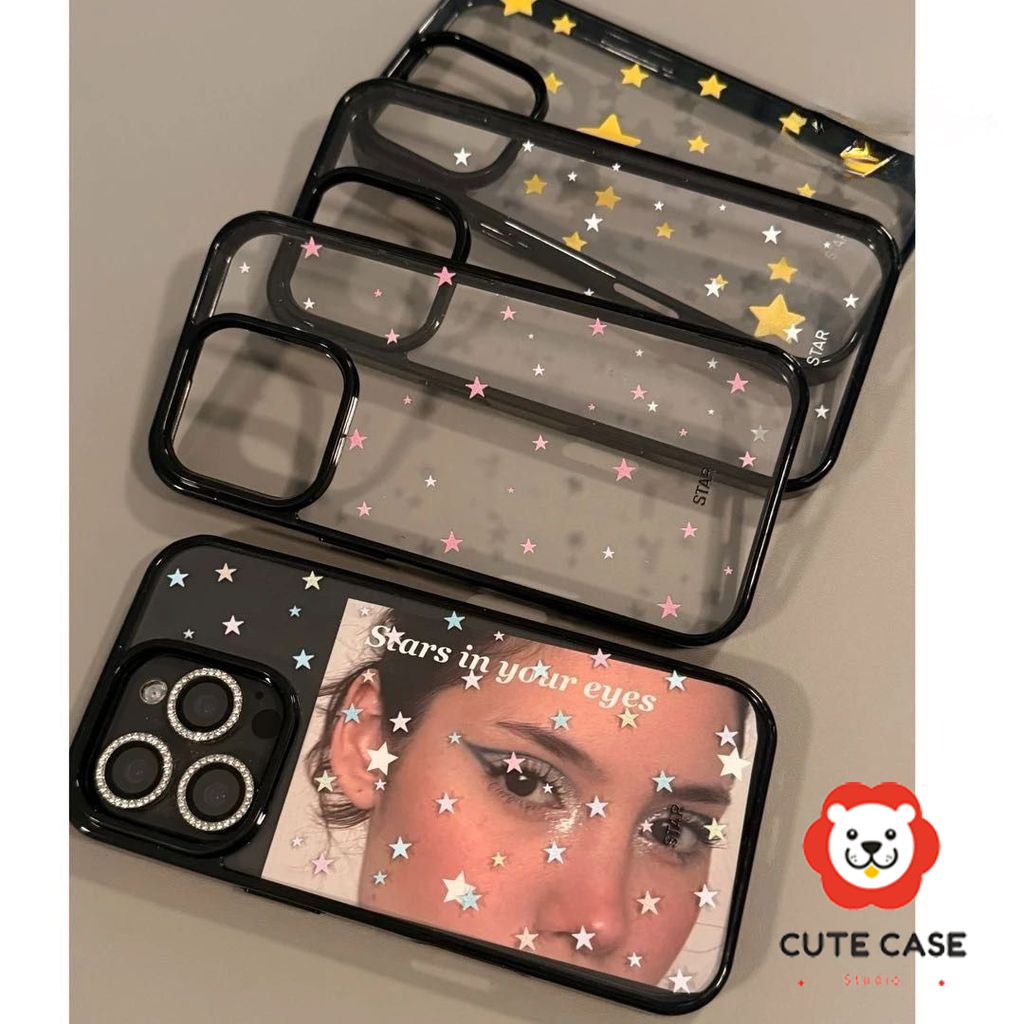 Ốp Lưng Iphone 11 13 16 17 18 12 15 14 Pro Max 16 Plus Bìa Mềm Chống Sốc Macaroon Acrylic Sang Trọng Của Fashion Stars