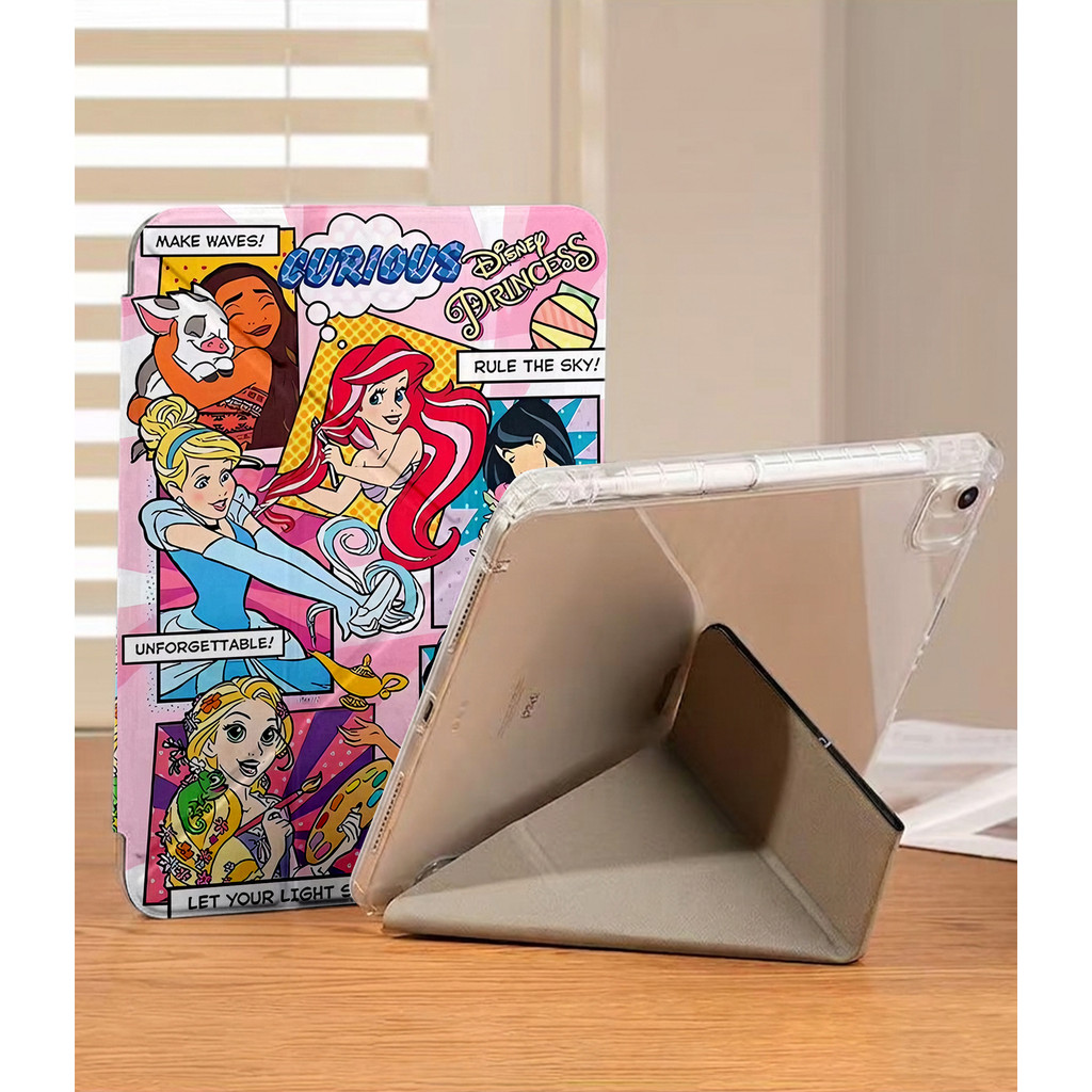 Mermaid Ốp bảo vệ gập chữ Y cho iPad cho Air 4/5/6/7/8 M3 M4 A16, Pro 11 M4  Chống sốc ipad case