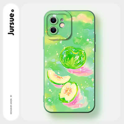 JURSUE Ốp lưng dễ thương đẹp độc lạ Nghệ thuật trừu tượng ngộ nghĩnh nam chống sốc chống bẩn mềm cho iPhone 17 Air 16 15 14 13 12 11 PRO MAX SE 2020 X XR XS ip 8 7 Plus MZ50608Q