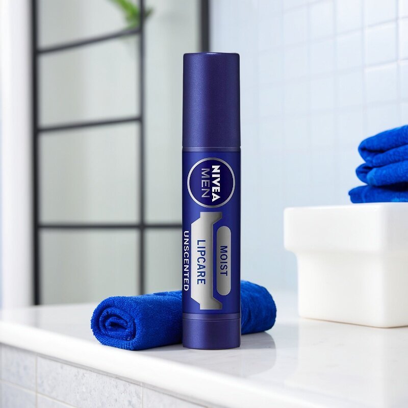 son dưỡng môi Nhật Bản NIVEA NIVEA Nam LIP CARE Nam LIP Balm Dưỡng Ẩm Dưỡng Ẩm Chống Khô Không Hương