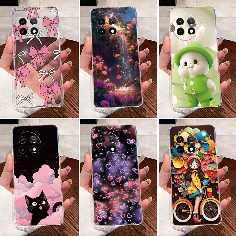 Dành Cho OnePlus 11 11R OnePlus11 OnePlus11R 5G Vỏ Silicon Trong Suốt Mềm Siêu Mỏng Vỏ Điện Thoại Sa