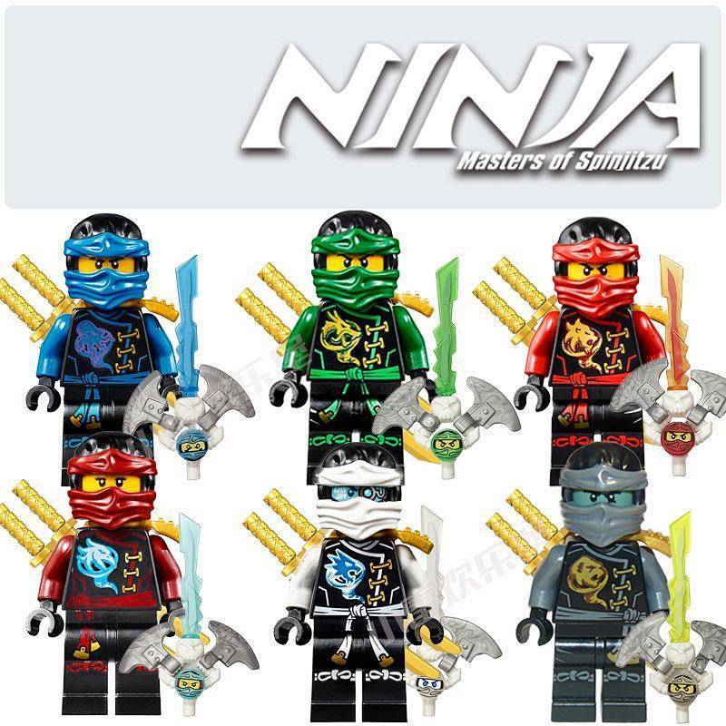 6th Season Pirate Season Ninjago Big Movie Giant Sword Nada Khan Villain Player Building Blocks 8 mO