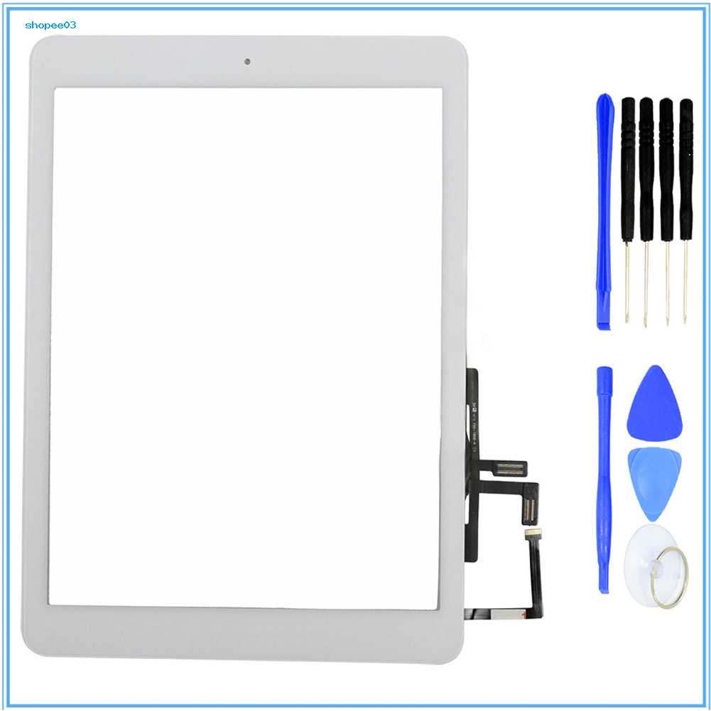 [Ky] Màn hình số hóa cảm ứng + Keo dán + Nút Home Flex cho iPad Air A1474 A1475