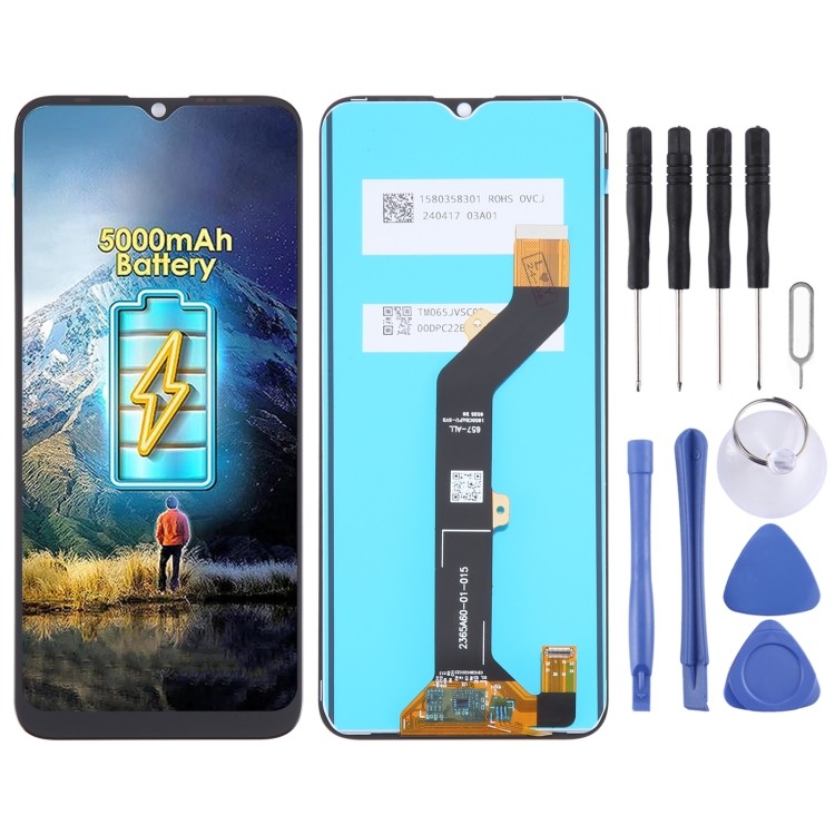 Màn hình LCD OEM mới với bộ số hóa lắp ráp đầy đủ cho itel Vision 2S / itel A04 / itel A60 / itel A0