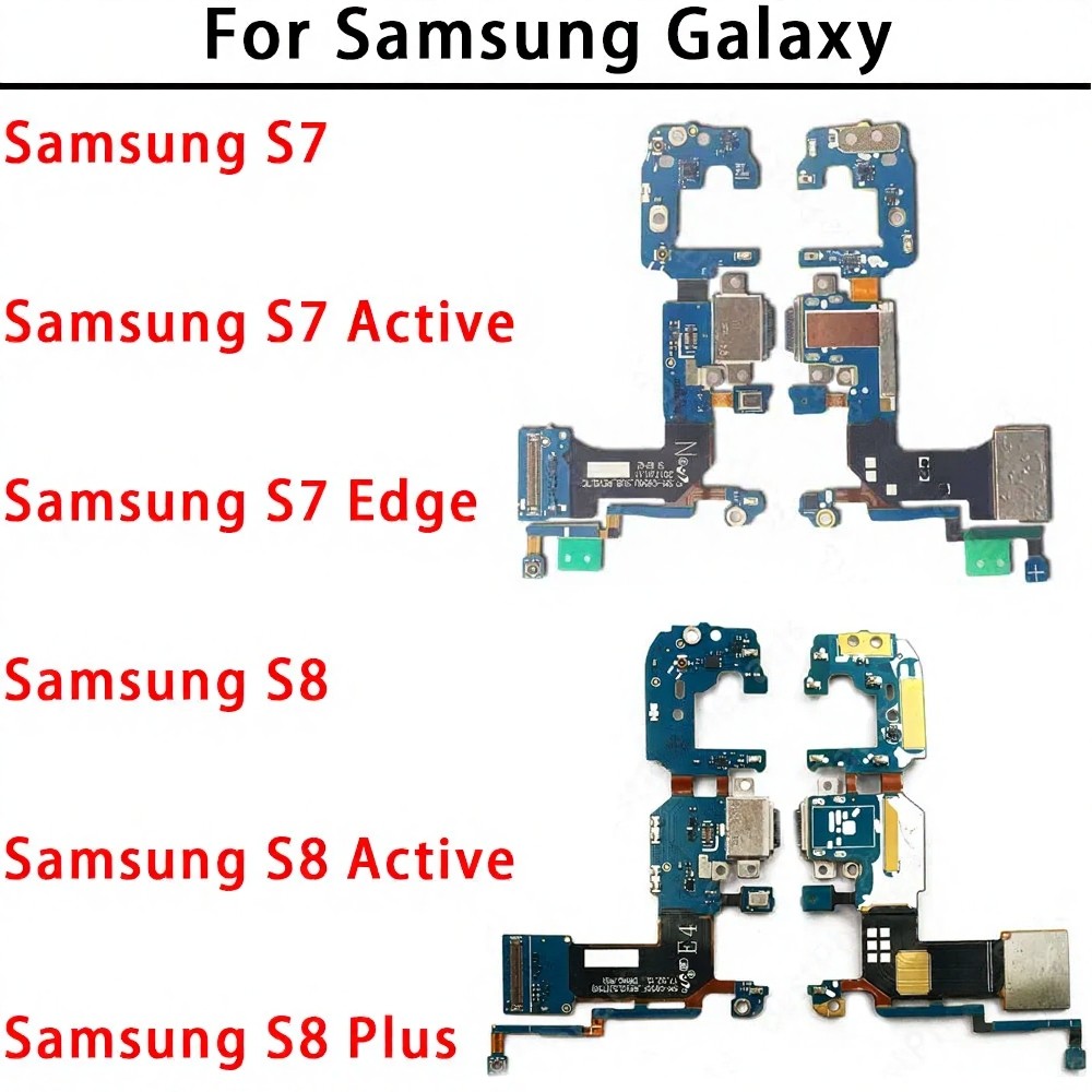 Đầu Nối Bảng Sạc Cho Samsung Galaxy S7 S8 S7 Active S7 Edge S8 S8 Active S8 Plus Cổng Sạc Mô Đun Tha
